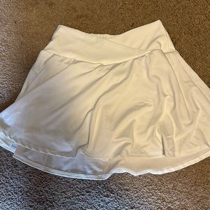 Women’s whit cross-waist skirt